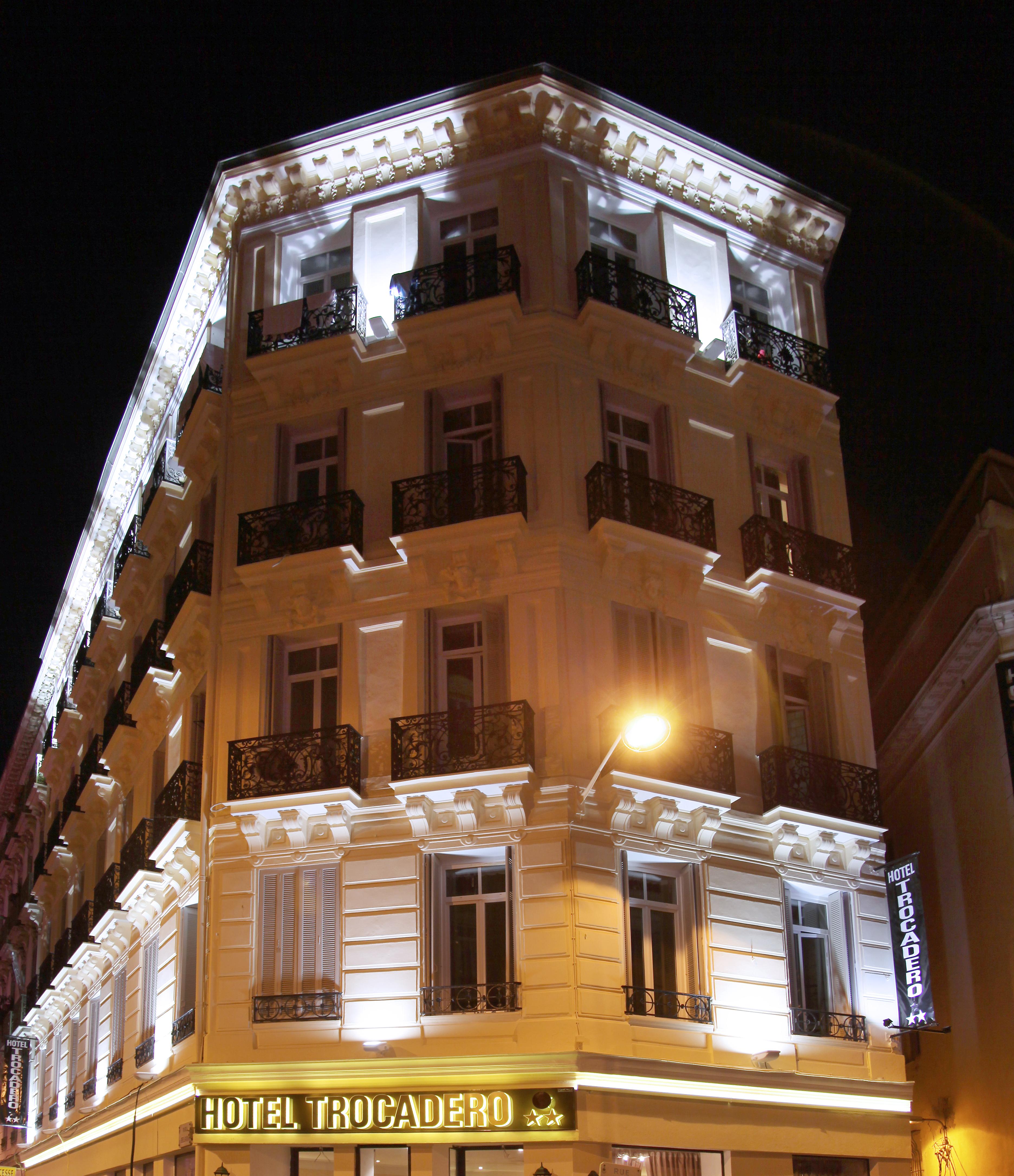 Trocadero Hotell Nice Eksteriør bilde